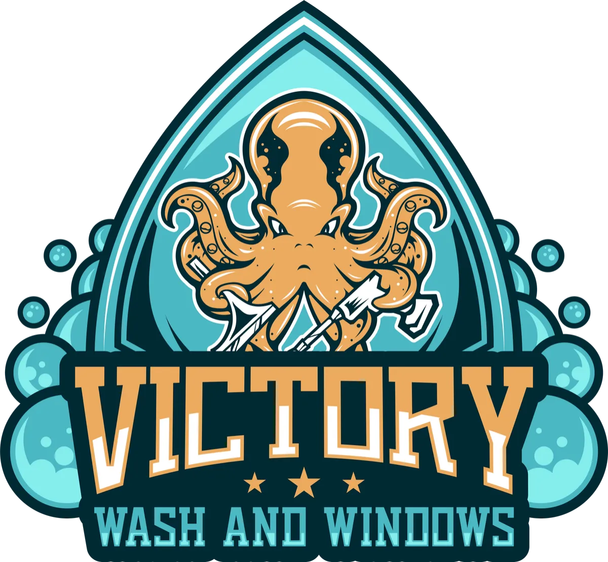 Victory Wash and Windows logo